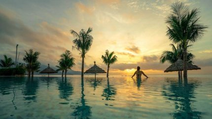 Bể bơi vô cực view siêu đỉnh