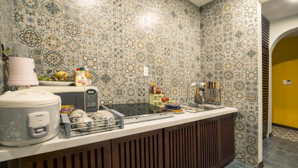 Căn Hộ có bếp phục vụ nhu cầu khách hàng