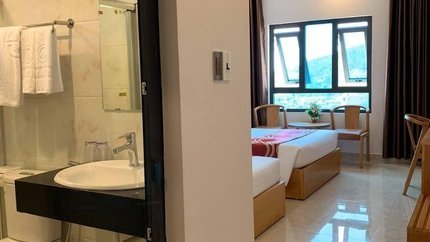 Không gian phòng vô cùng thoáng đãng