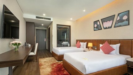 Không gian Deluxe Twin City with Balcony