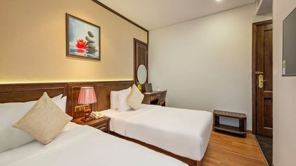 Căn phòng với không gian rộng rãi