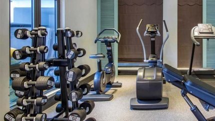 Phòng Gym đầy đủ trang thiết bị