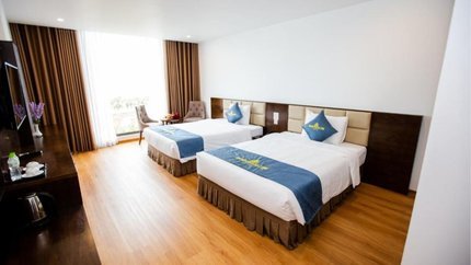 Căn phòng rộng rãi, thoáng mát