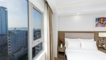 Phòng Deluxe City View Tại Golden Rose Hotel Đà Nẵng