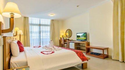 Phòng mang một gam màu hiện đại