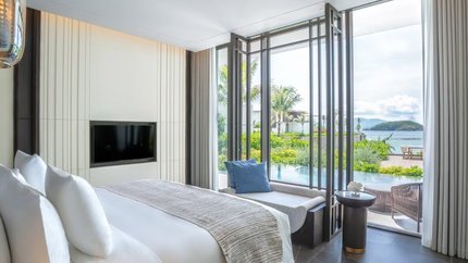 Phòng ngủ được thiết kế tinh tế