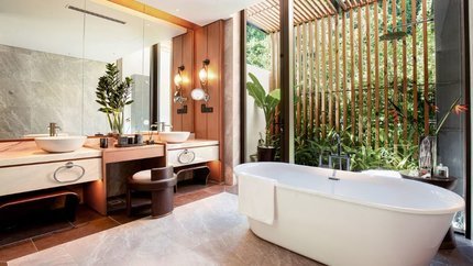 Phòng tắm bồn sang chảnh