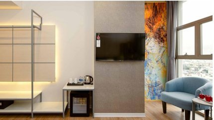 Không gian phòng rộng và sang trọng