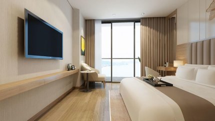 Căn phòng với tầm nhìn ra biển