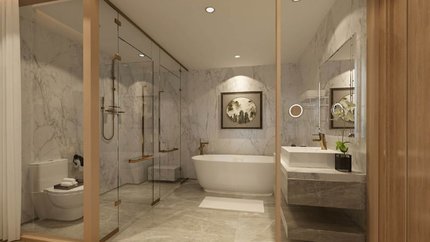 Phòng Tắm vô cùng tiện nghi