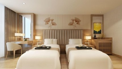 Căn phòng có không gian rộng rãi