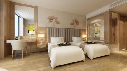 Căn phòng với thiết kế rộng rãi