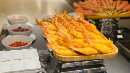 Buffet phục vụ khách hàng