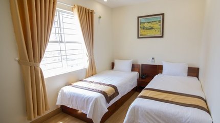 Căn phòng với thiết kế đơn giản