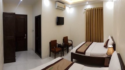 Căn phòng rộng rãi, thoáng mát