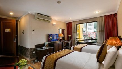 Căn phòng với đầy đủ tiện nghi