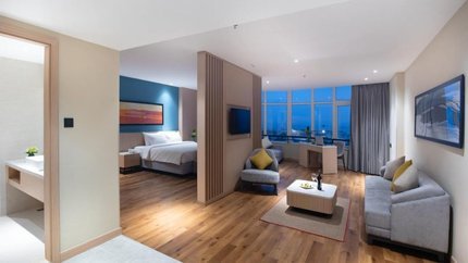 Không gian rộng rãi với phong cách hiện đại