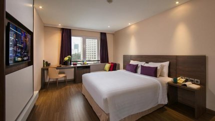 Phòng được thiết kế vô cùng ấm cúng