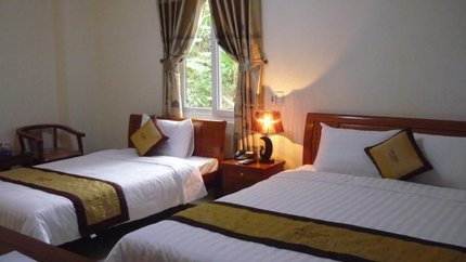 Căn phòng rộng rãi, thoáng mát