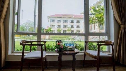 Căn phòng với không gian thư giãn thoải mái