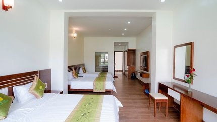 Căn phòng  với không gian rộng rãi