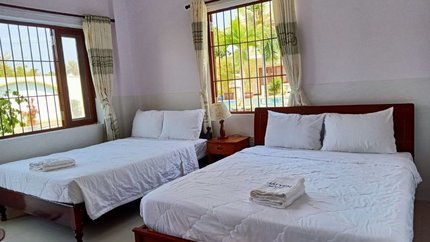 Phòng rất thoáng nhờ cửa sổ lớn