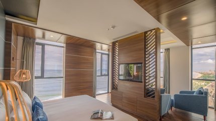 phòng có hệ thống cửa sổ thoáng mát