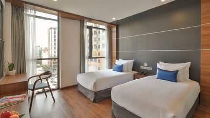 City View Oasis Twin Bedroom