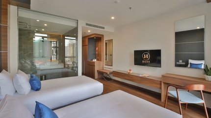 Phòng được trang bị đầy đủ tiện nghi