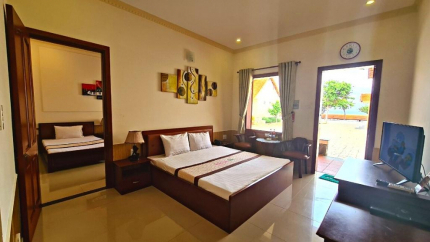 Phòng Deluxe Villa II Hướng Vườn tại khu nghỉ dưỡng 3 sao Haiduong Intourco Vũng Tàu