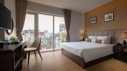 Phòng Deluxe có ban công thoáng mát