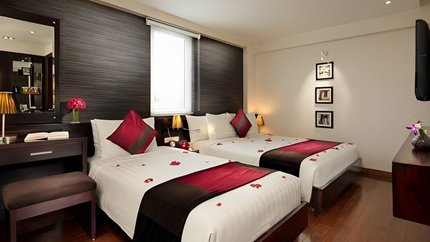 Phòng Family với sức chứa lên tới 3 người lớn