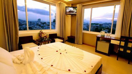 Căn phòng với góc nhìn hướng ra biển