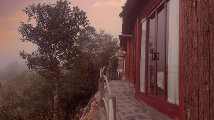 Ban công phòng Bungalow Mountain View