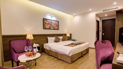 Thiết kế sang trọng tại phòng Deluxe Mountain View