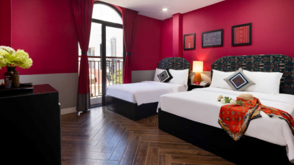 Phòng Deluxe Family Tại Heritage Boutique Nha Trang