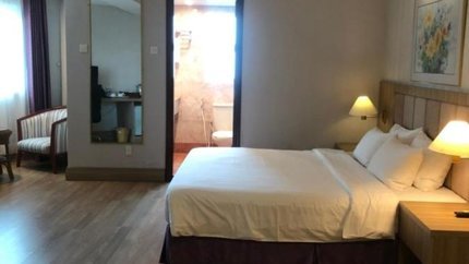 Căn phòng rộng rãi, thoáng mát