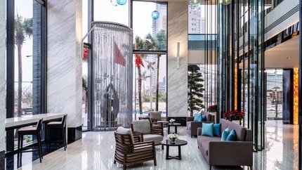 Sảnh chờ rộng lớn