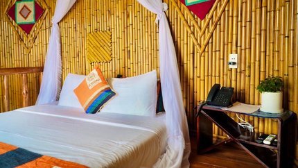 Không gian nghỉ dưỡng tại Bungalow Quẩy Tấu