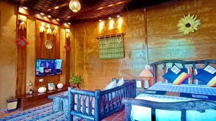Bungalow Đơn - Bản Đề Chia tại H'Mong Village Resort