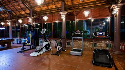 Phòng GYM đầy đủ chức năng , máy móc hiện đại