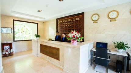 Quầy lễ tân tại Resort