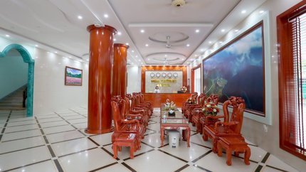 Sảnh khách sạn 3* Hoa Cương Hà Giang