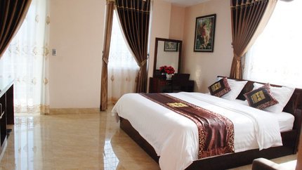 Phòng Double khách sạn Hoa Cương Hà Giang