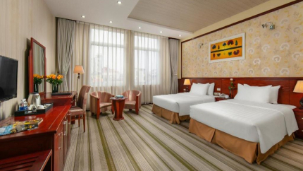 Phòng Deluxe Double/Twin Hoa Đào Hotel Hà Nội