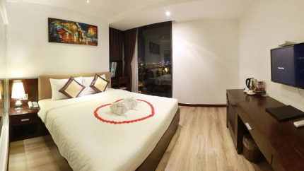 Phòng Deluxe Double/Twin tại Hoàng Đại 2 Hotel