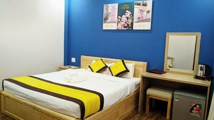 Phòng Double được decor nhẹ nhàng, tinh tế