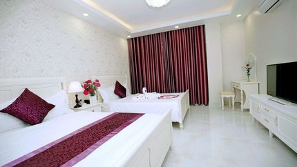 Căn phòng rộng rãi, thoáng mát