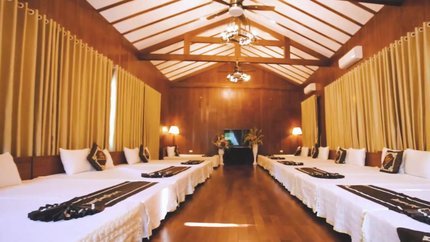 Không gian phòng rộng rãi