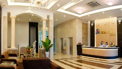 Quầy lễ tân tại khách sạn